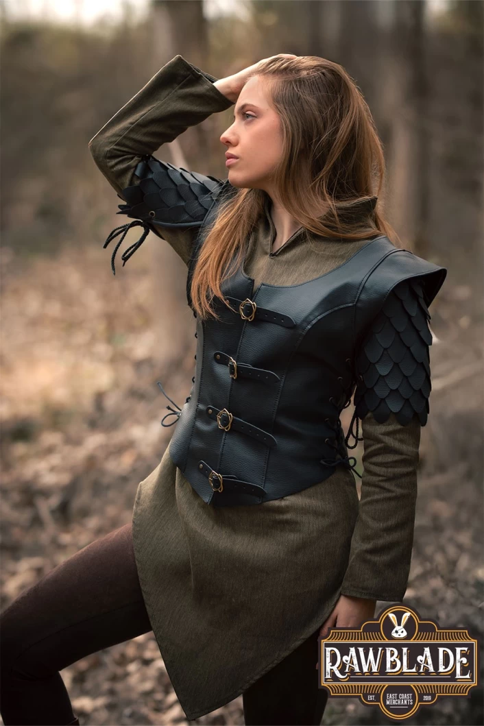 Tehera Medieval Jerkin - Balck