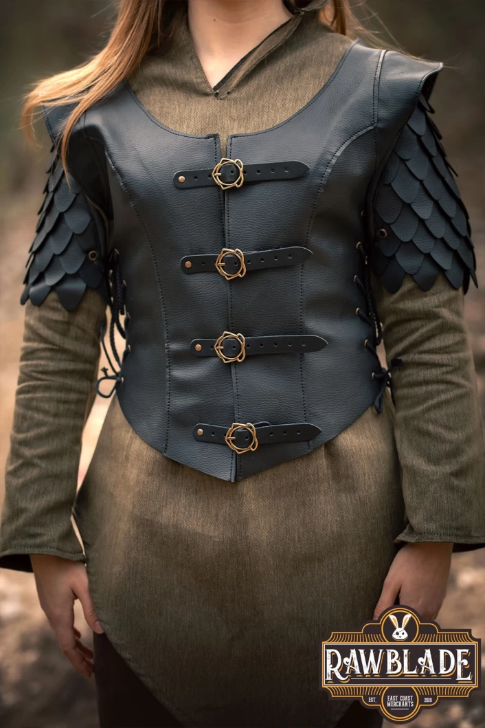 Tehera Medieval Jerkin - Balck
