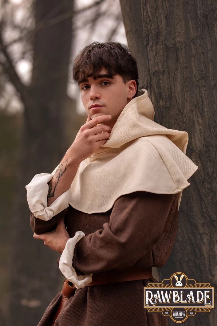 Medieval Gugel Dunhelm - Beige