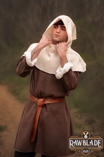 Medieval Gugel Dunhelm - Beige