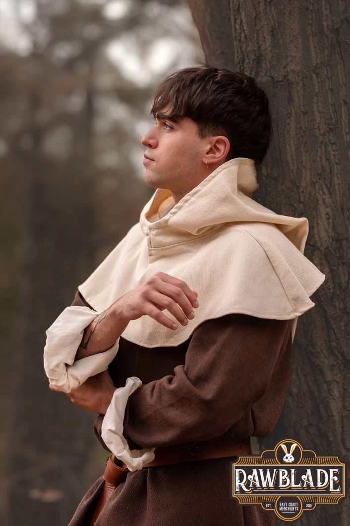 Medieval Gugel Dunhelm - Beige