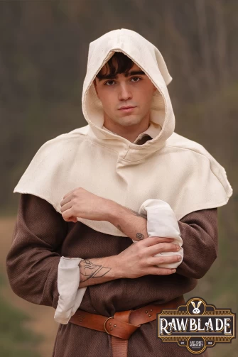 Medieval Gugel Dunhelm - Beige