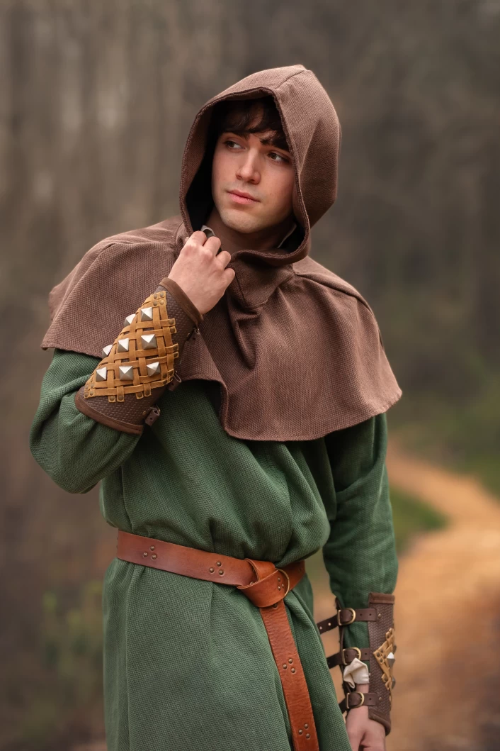 Medieval Gugel Dunhelm - Brown