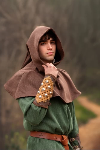 Medieval Gugel Dunhelm - Brown