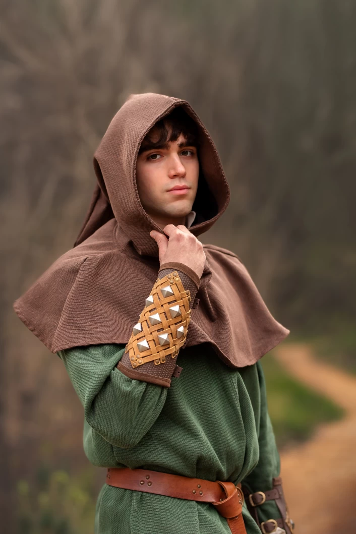 Medieval Gugel Dunhelm - Brown