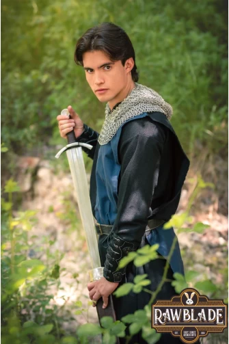 Lawrence Rustic Tabard - Blue/Black