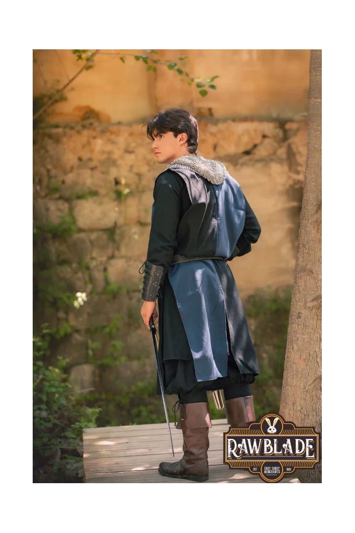 Lawrence Rustic Tabard - Blue/Black