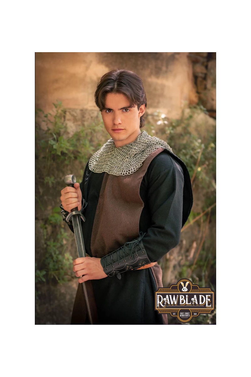 Lawrence Rustic Tabard - Brown/Black