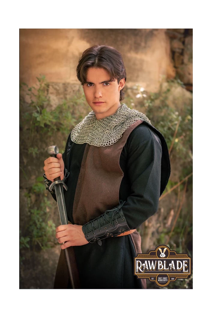Lawrence Rustic Tabard - Brown/Black