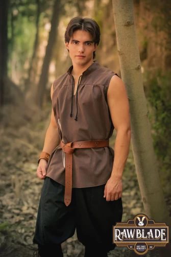 Outrider Sleeveless Shirt - Brown