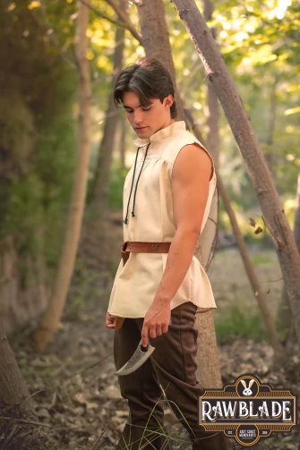 Outrider Sleeveless Shirt - Beige