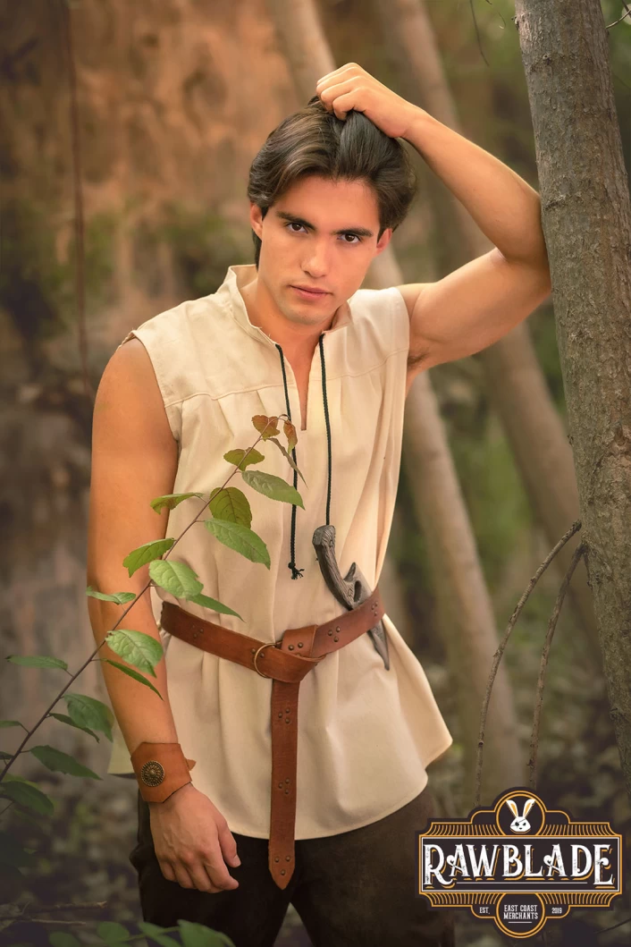 Outrider Sleeveless Shirt - Beige