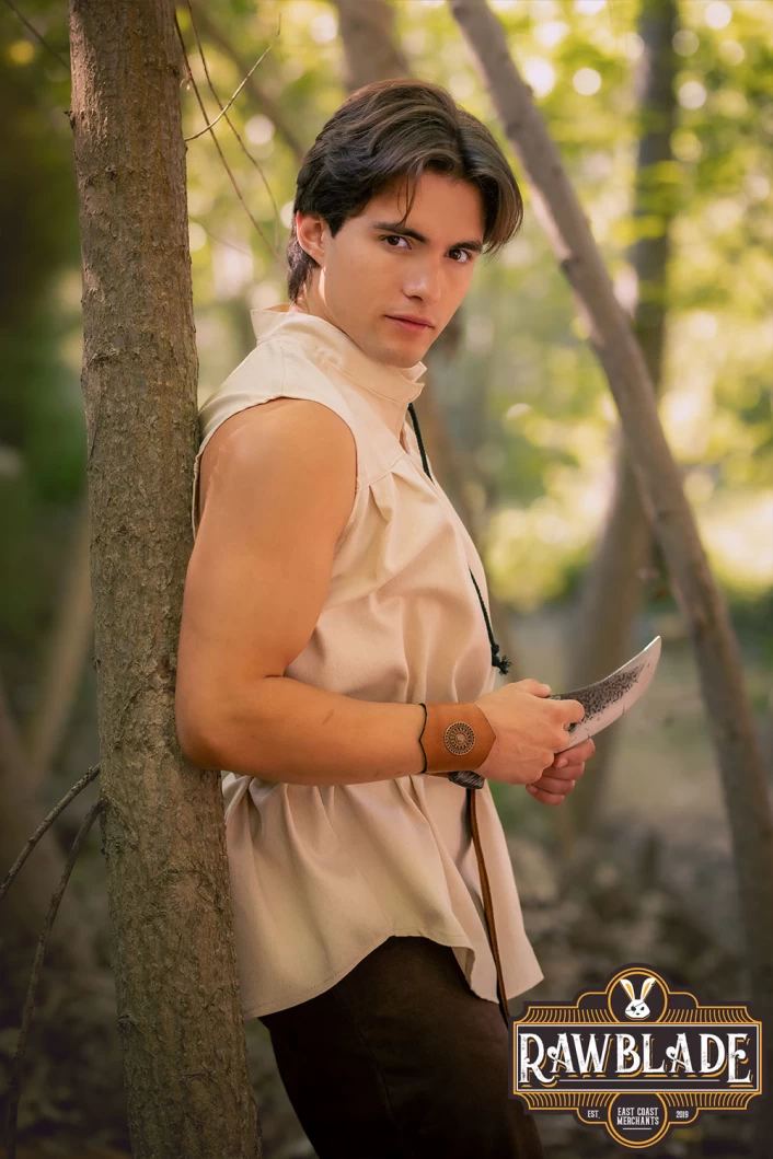Outrider Sleeveless Shirt - Beige