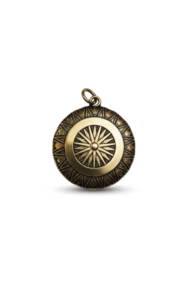 Lurende ræveamulet - Guld