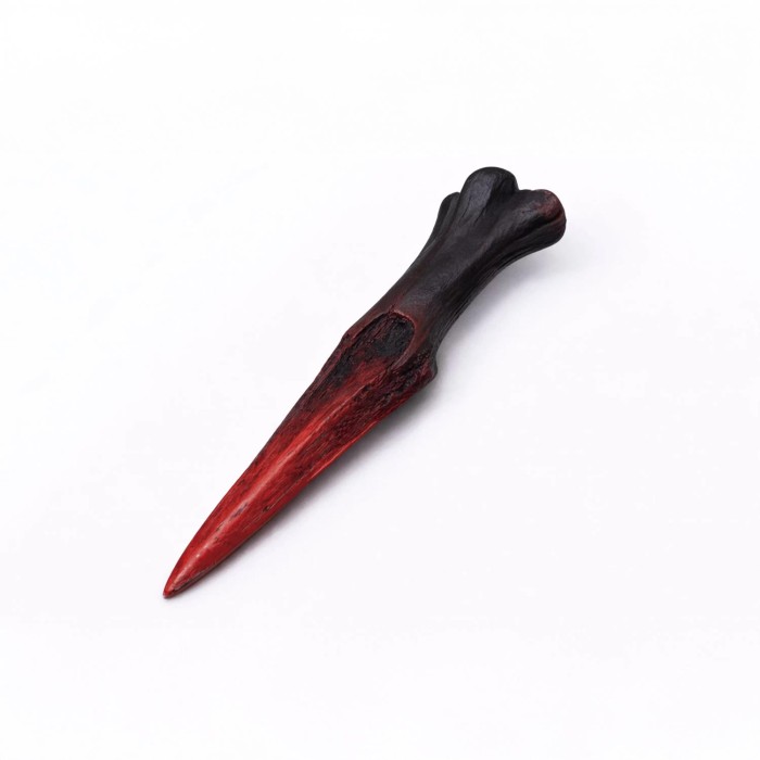 Tribal Bone Dagger - Black