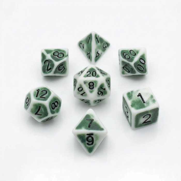 Set dadi antichi - verde