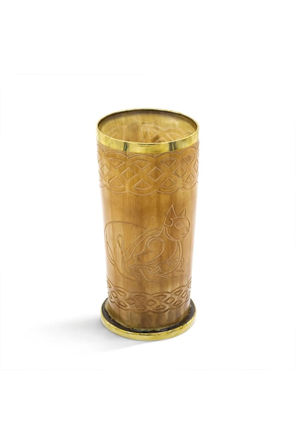 Kubek z rogu Celtycki kot