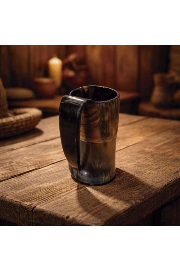 Horn Becher großer Rollo