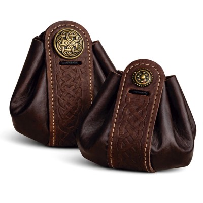 Pochette de Wanderer Petite - Cuir brun