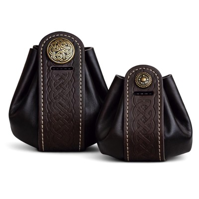 Pochette de Wanderer Small - Cuir noir