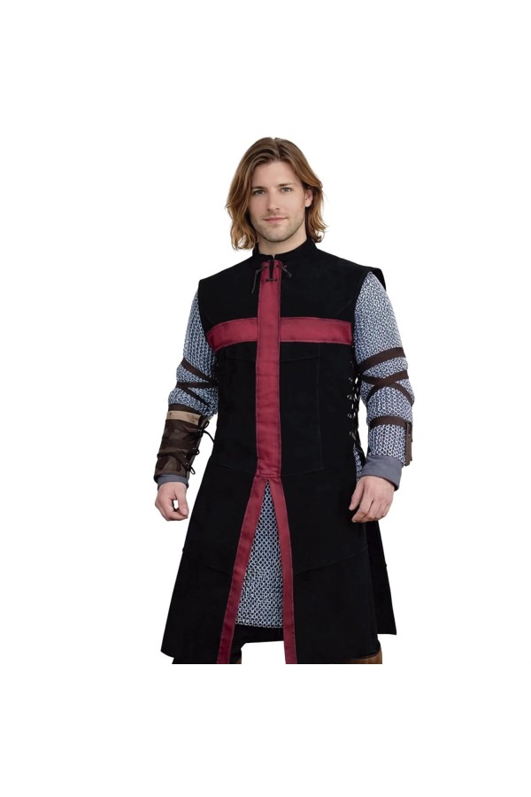 Crussader Knight Tabard - Black/Red