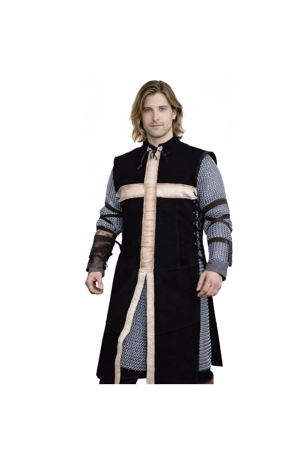 Crussader Knight Tabard - Black/White
