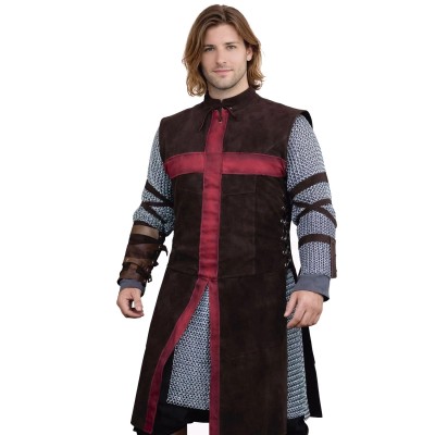 Crussader Knight Tabard - Brown / Rouge