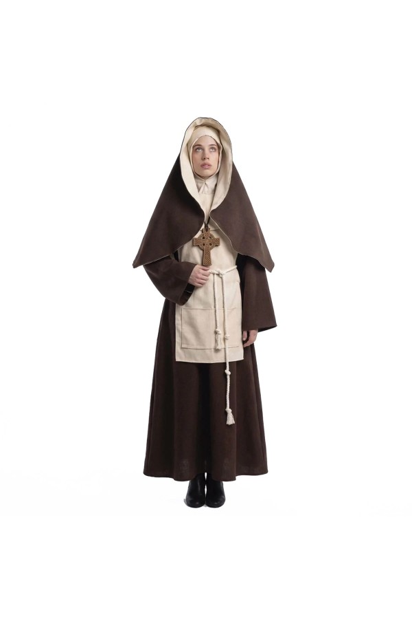 Kostium franciszkańskiej zakonnicy