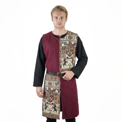 Lawrence riddertabard Deluxe Geruit - Wit