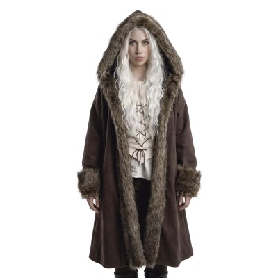 Barbarian Fur-Lined Coat