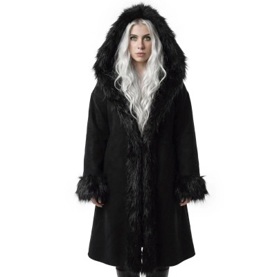 Shadowcaster Fur-Lined Coat