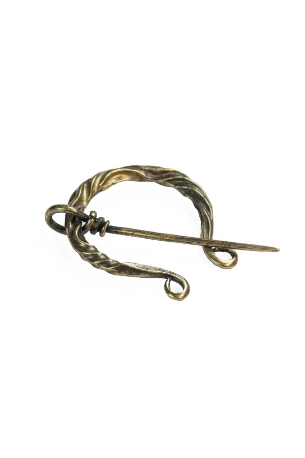 Pleciona fibula - złota