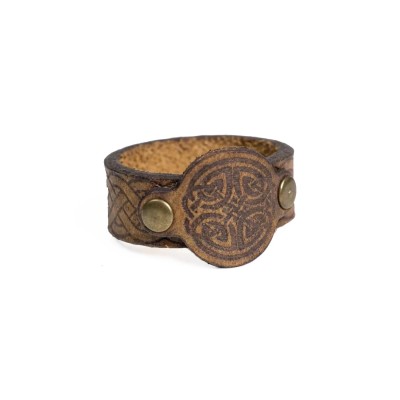 Anillo de cuero Lugh - Marrón claro