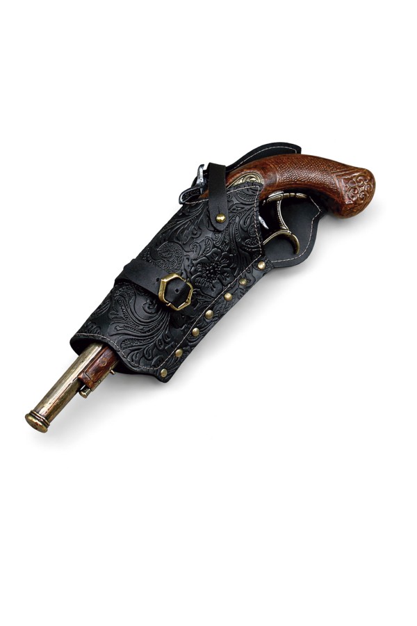 Jack Rackham pistolholder Deluxe venstre - sort