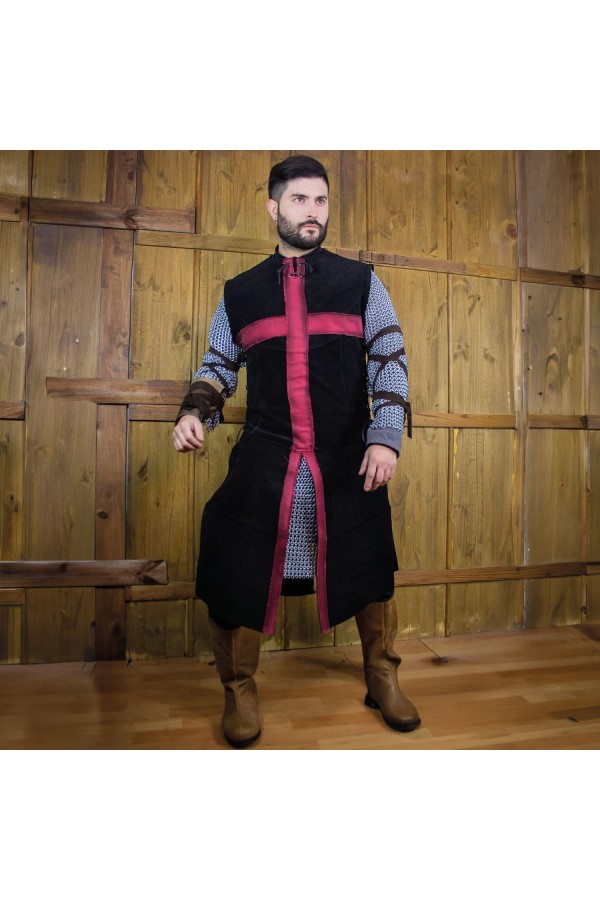 Crussader Riddertabard - Zwart/Rood