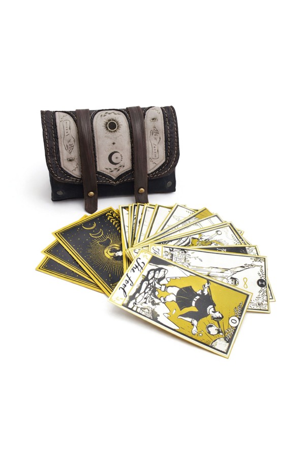 Påse för Incantation Tarot-kort - Svart