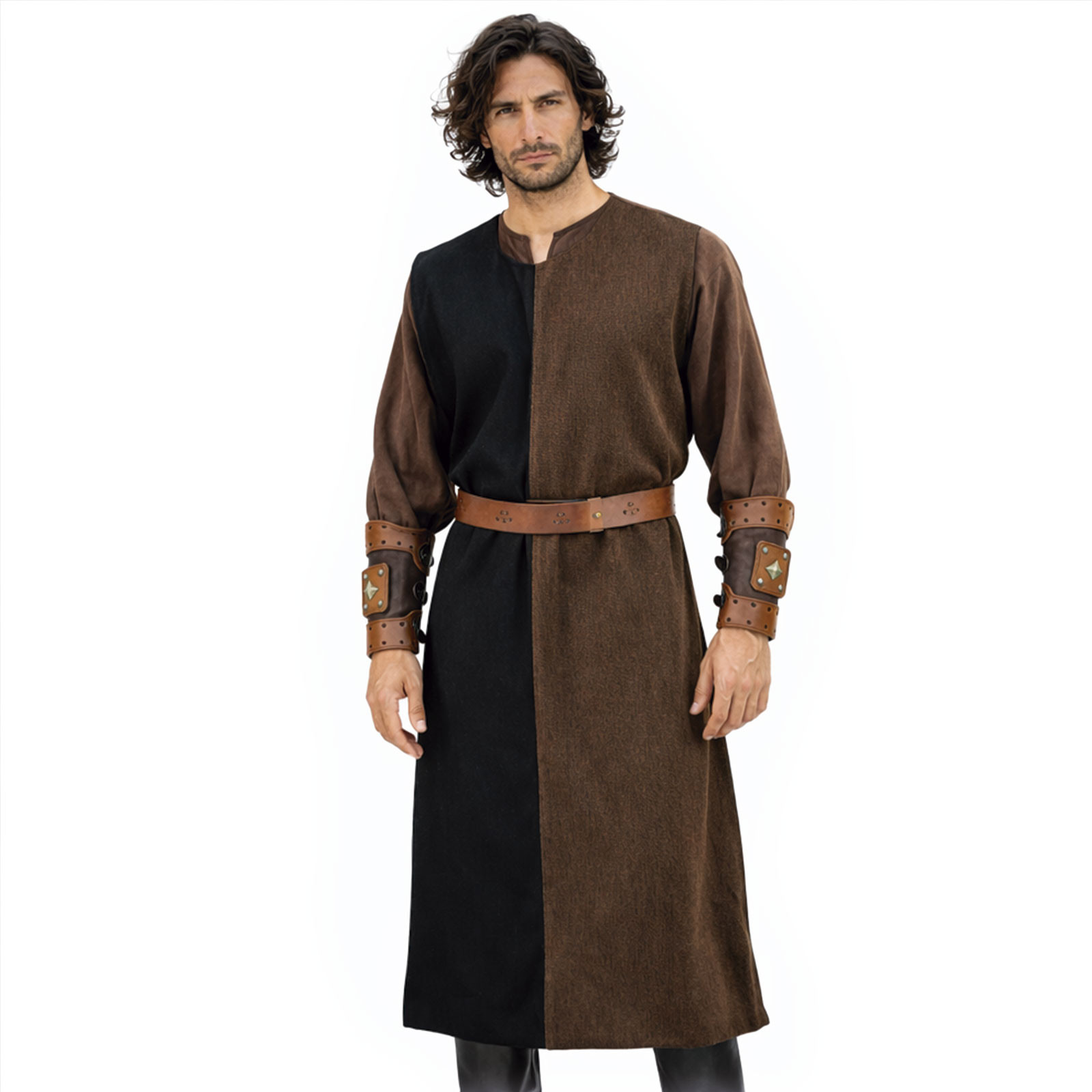 Lawrence Rustic Tabard Bitone - Black/Brown