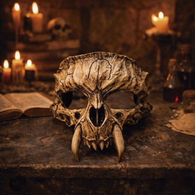 Skull Cultist Maske - Knogle