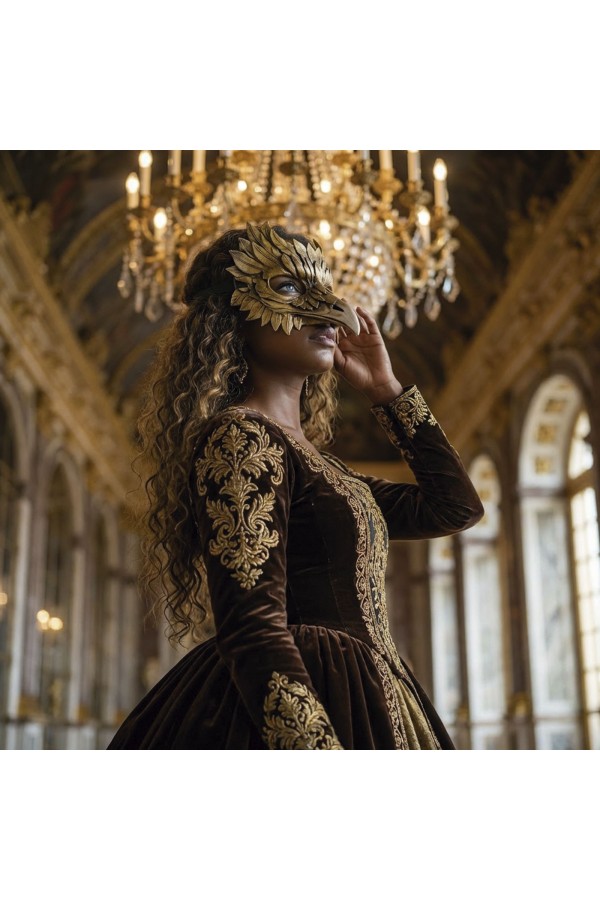 Masque de la peau de moineau