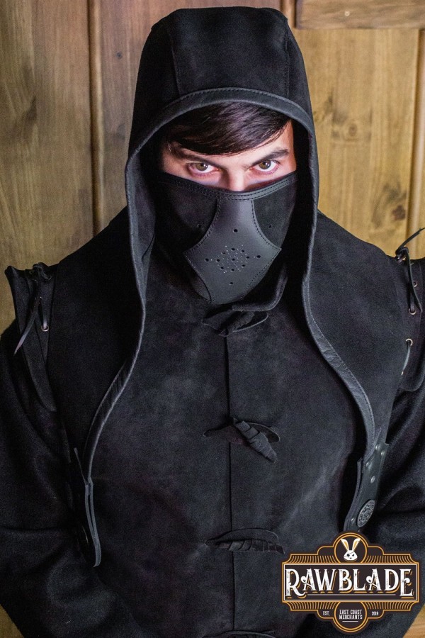 Akku Splitleather Hood und Maske