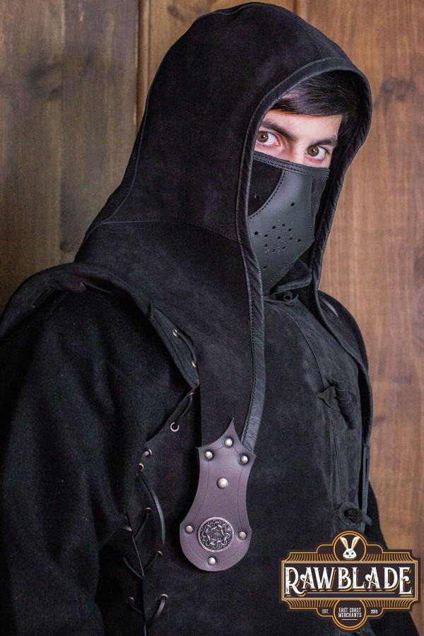 Akku splitleather hood and mask
