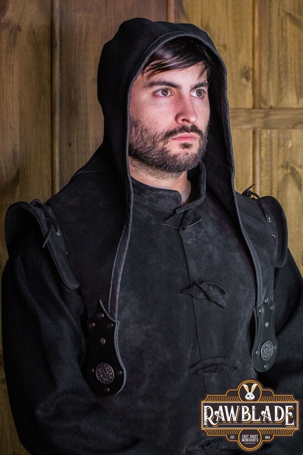 Akku splitleather hood and mask