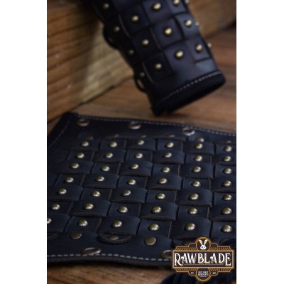 Evan Reinforced Bracers Black