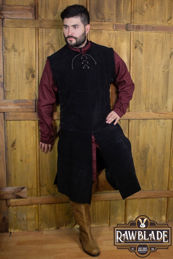John Splitleather Tabard - Nero
