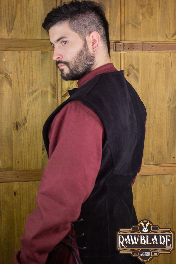 John Splitleather Tabard - Black