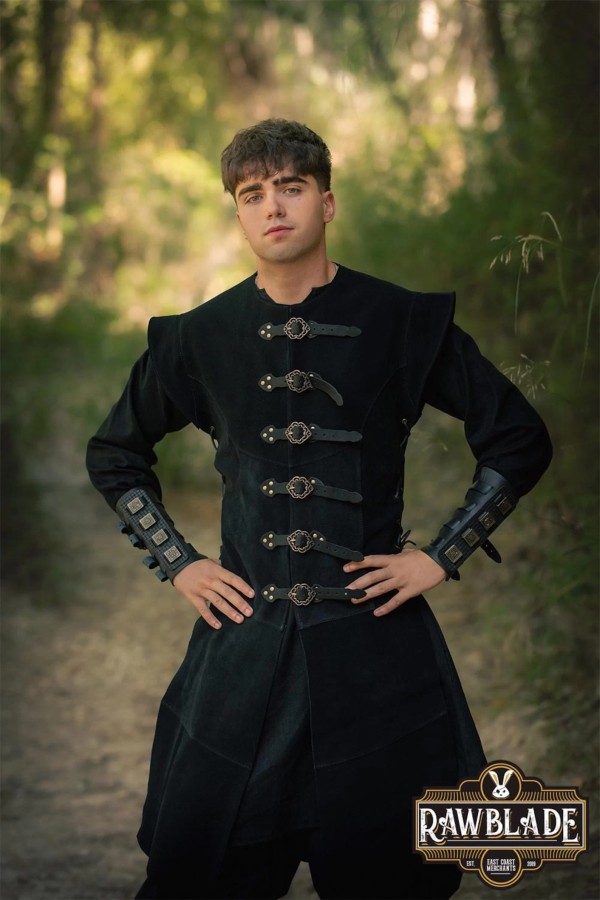 Jules Long Leder Jerkin