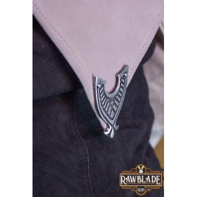 Karanthir Leather Jerkin - Black/Gray