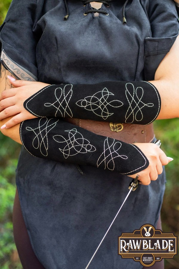 Vryla Premium Bracers - Nero