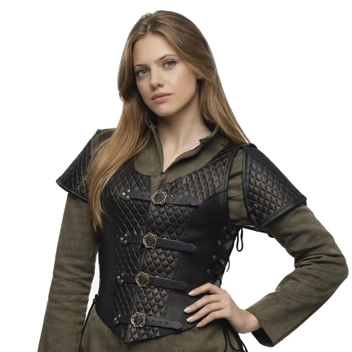 Lyanna medeltida läderjacka