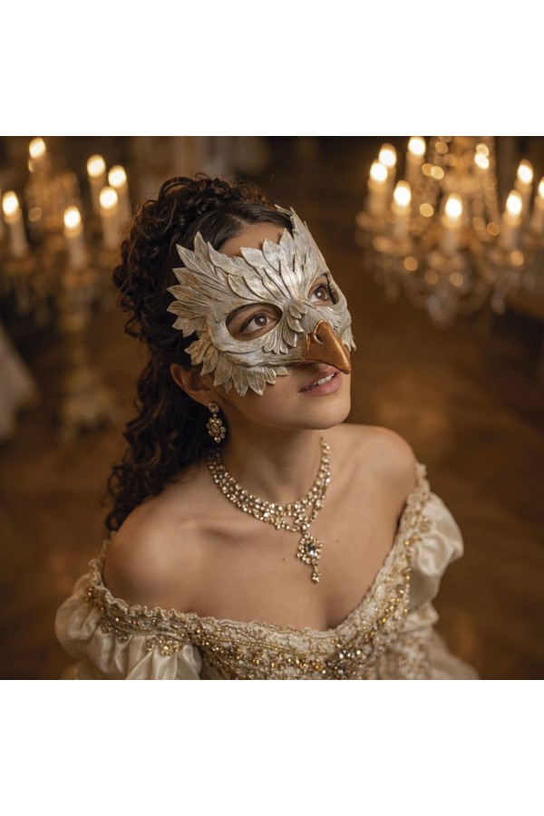 Hvid Duemaske